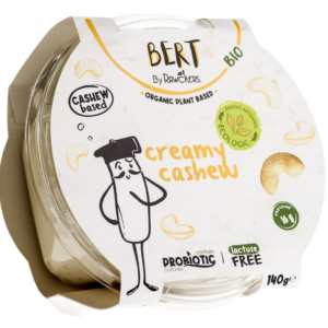 WEGAŃSKA ALTERNATYWA SERKA ŚMIETANKOWEGO Z ORZECHÓW NERKOWCA BIO 150 g - BERT