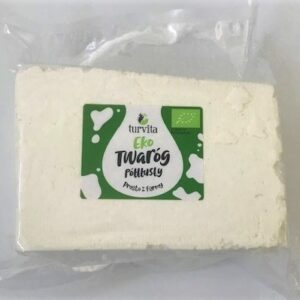 TWARÓG PÓŁTŁUSTY BIO (około 1,0 kg) - TURVITA