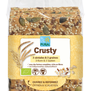 PIECZYWO CHRUPKIE BŁONNIKOWE WIELOZBOŻOWE Z NASIONAMI BIO 200 g - PURAL