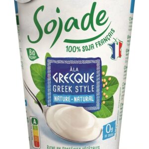 PRODUKT SOJOWY NATURALNY TYPU GRECKIEGO BEZ CUKRU BEZGLUTENOWY BIO 400 g - SOJADE
