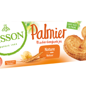CIASTKA FRANCUSKIE MAŚLANE PALMIERY BIO 100 g - BISSON