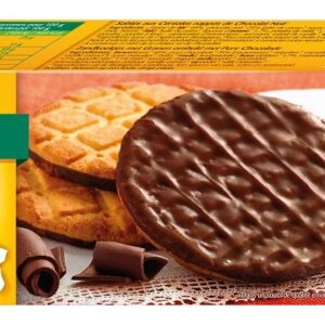 CIASTKA OBLANE CZEKOLADĄ GORZKĄ BIO 120 g - BONNETERRE