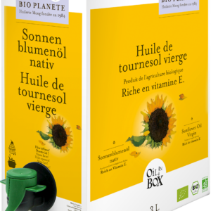 OLEJ SŁONECZNIKOWY TŁOCZONY NA ZIMNO BIO 3 L - BIO PLANETE