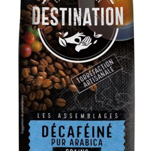 KAWA ZIARNISTA BEZKOFEINOWA ARABICA 100 % BIO 250 g - DESTINATION