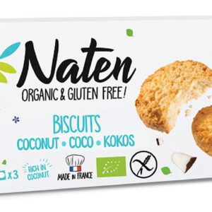 CIASTKA KOKOSOWE BEZGLUTENOWE BIO 150 g - NATEN