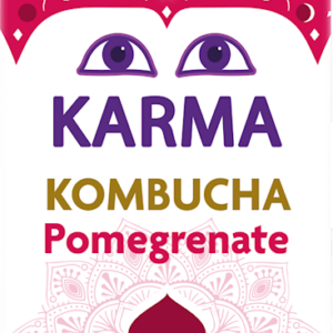 KOMBUCHA Z GRANATEM NISKA ZAWARTOŚĆ CUKRÓW FAIR FOR LIFE DEMETER BIO 500 ml - KARMA KOMBUCHA