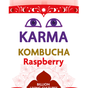 KOMBUCHA O SMAKU MALINOWYM FAIR FOR LIFE DEMETER BIO 1 L - KARMA KOMBUCHA