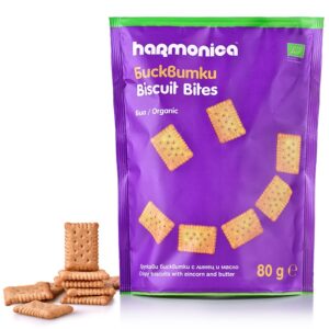 HERBATNIKI MINI MAŚLANE BIO 80 g - HARMONICA