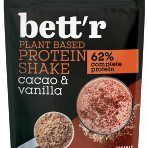 SHAKE PROTEINOWY KAKAO I WANILIA BEZ DODATKU CUKRÓW BIO 500 g - BETT'R