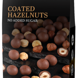 ORZECHY LASKOWE W CZEKOLADZIE PRALINOWEJ BEZ DODATKU CUKRÓW BEZGLUTENOWE BIO 60 g - BENJAMISSIMO