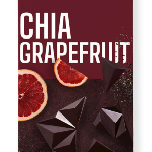 CZEKOLADA GORZKA CHIA - GREJPFRUT BEZGLUTENOWA BIO 60 g - BENJAMISSIMO