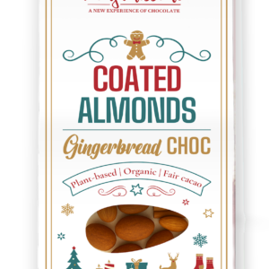 MIGDAŁY W CZEKOLADZIE PIERNIKOWEJ Z POSYPKĄ BEZGLUTENOWE BIO 60 g - BENJAMISSIMO (PRODUKT SEZONOWY)