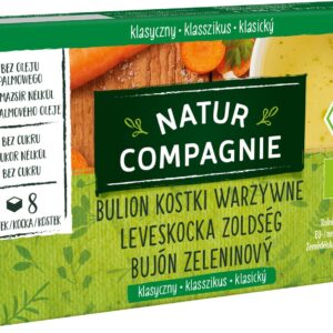 BULION - KOSTKI WARZYWNE BEZ DODATKU CUKRÓW BIO (8 x 10,5 g) 84 g - NATUR COMPAGNIE