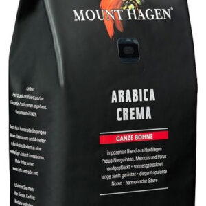 KAWA ZIARNISTA ARABICA 100 % CREMA FAIR TRADE BIO 1 kg - MOUNT HAGEN