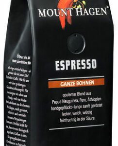 KAWA ZIARNISTA ARABICA 100 % ESPRESSO FAIR TRADE BIO 250 g - MOUNT HAGEN