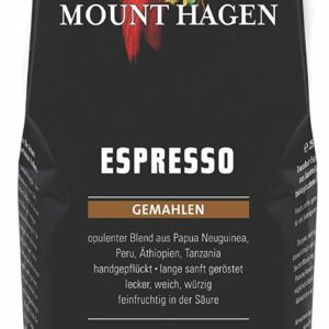 KAWA MIELONA ARABICA 100 % ESPRESSO FAIR TRADE BIO 250 g - MOUNT HAGEN