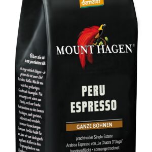 KAWA ZIARNISTA ARABICA 100 % PERU ESPRESSO DEMETER BIO 250 g - MOUNT HAGEN