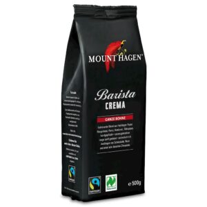 KAWA ZIARNISTA ARABICA 100 % BARISTA CREMA FAIR TRADE BIO 500 g - MOUNT HAGEN