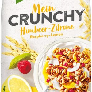 CRUNCHY JOGURTOWO - CYTRYNOWE Z MALINAMI BIO 400 g - BOHLSENER MUEHLE