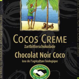 CZEKOLADA GORZKA Z NADZIENIEM KOKOSOWYM BIO 100 g - RAPUNZEL