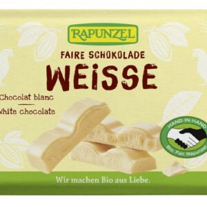 CZEKOLADA BIAŁA Z WANILIĄ BIO 100 g - RAPUNZEL