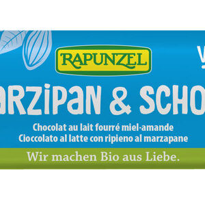 BATONIKI MARCEPANOWE Z MIODEM W CZEKOLADZIE MLECZNEJ BIO 50 g - RAPUNZEL