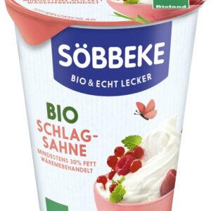 ŚMIETANKA KREMOWA SŁODKA (30 % TŁUSZCZU) BIO 200 g - SOBBEKE