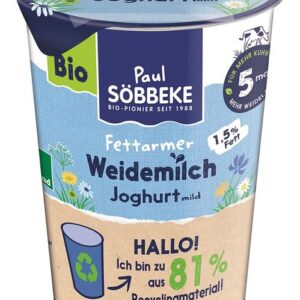JOGURT NATURALNY 1,5 % BIO 500 g - SOBBEKE