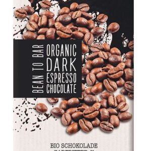 CZEKOLADA GORZKA Z KRUSZONYMI ZIARNAMI KAWY ESPRESSO BIO 100 g - MEYBONA