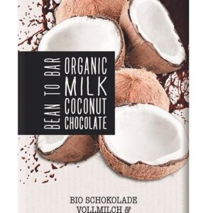 CZEKOLADA MLECZNA Z PŁATKAMI KOKOSOWYMI BIO 100 g - MEYBONA