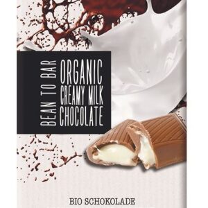 CZEKOLADA MLECZNA Z NADZIENIEM MLECZNYM BIO 100 g - MEYBONA