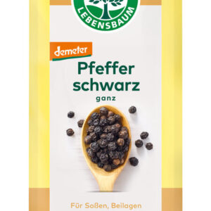 PIEPRZ CZARNY ZIARNISTY DEMETER BIO 50 g - LEBENSBAUM