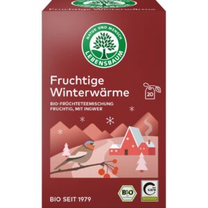 HERBATKA OWOCOWE ZIMOWE CIEPŁO BIO (20 x 2 g) 40 g - LEBENSBAUM (PRODUKT SEZONOWY)