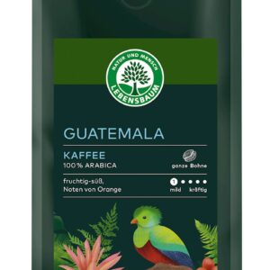 KAWA ZIARNISTA ARABICA 100 % GWATEMALA BIO 250 g - LEBENSBAUM