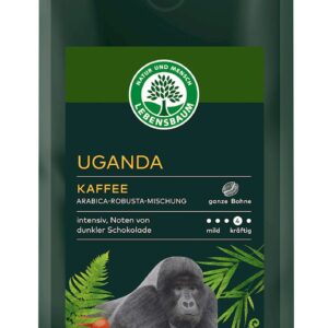 KAWA ZIARNISTA ARABICA/ROBUSTA UGANDA BIO 250 g - LEBENSBAUM