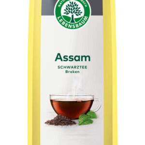 HERBATA CZARNA LIŚCIASTA ASSAM BIO 100 g - LEBENSBAUM