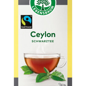 HERBATA CZARNA CEJLOŃSKA FAIR TRADE BIO (20 x 2 g) 40 g - LEBENSBAUM