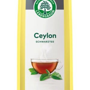 HERBATA CZARNA LIŚCIASTA CEJLOŃSKA BIO 75 g - LEBENSBAUM