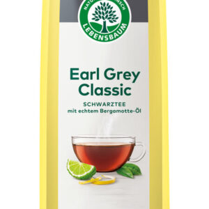 HERBATA CZARNA LIŚCIASTA EARL GREY BIO 100 g - LEBENSBAUM