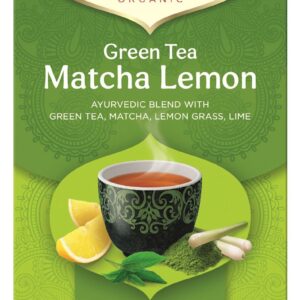 HERBATA ZIELONA Z CYTRYNĄ I MATCHĄ (GREEN TEA MATCHA LEMON) BIO (17 x 1,8 g) 30,6 g - YOGI TEA