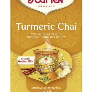 HERBATKA ZŁOTY CHAI Z KURKUMĄ (TURMERIC CHAI) BIO (17 x 2 g) 34 g - YOGI TEA