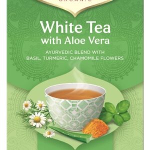 HERBATA BIAŁA Z ALOESEM (WHITE TEA WITH ALOE VERA) BIO (17 x 1,8 g) 30,6 g - YOGI TEA