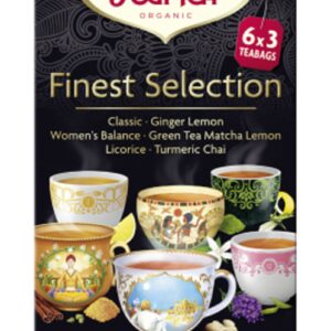 HERBATKA FINEST SELECTION (MIX HERBATEK) BIO (6 x 3 TOREBKI) 34,2 g - YOGI TEA