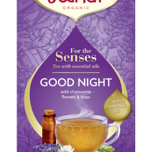 HERBATKA DLA ZMYSŁÓW NA DOBRANOC Z OLEJKIEM LAWENDOWYM (FOR THE SENSES GOOD NIGHT) BIO (17 x 2,1 g) 35,7 g - YOGI TEA