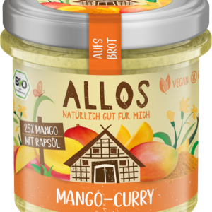 PASTA KREMOWA Z MANGO I CURRY BEZGLUTENOWA BIO 140 g - ALLOS