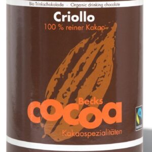 KAKAO CRIOLLO SPROSZKOWANE ODTŁUSZCZONE BEZGLUTENOWE BIO 250 g - BECKS COCOA