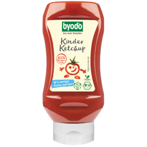KETCHUP DLA DZIECI BEZGLUTENOWY BIO 300 ml - BYODO