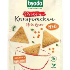 CHRUPKI PROTEINOWE Z SOCZEWICY SOLONE BEZGLUTENOWE BIO 90 g - BYODO