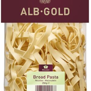 MAKARON (ORKISZOWY JAJECZNY) WSTĄŻKI BIO 250 g - ALB-GOLD