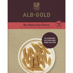 MAKARON (RYŻOWY RAZOWY) PENNE BEZGLUTENOWY BIO 250 g - ALB GOLD